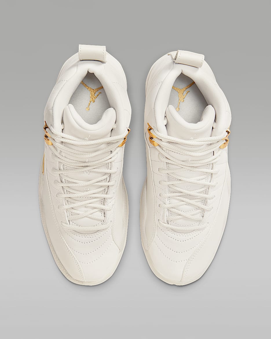 Jordan 12 ovo white and gold online